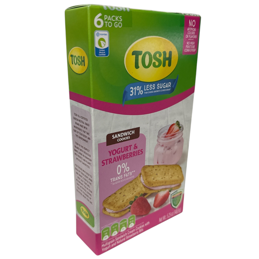 TOSH Sandwich Cookie - 6 Pack - 5.08 oz - Assorted Flavors