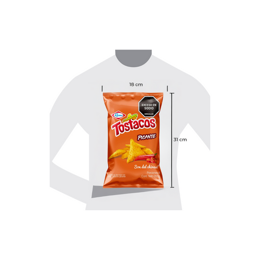 Tostacos Sabor a Picante Ramo - Familiar 200g