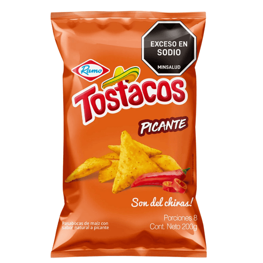 Tostacos Sabor a Picante Ramo - Familiar 200g - JETa Imports®