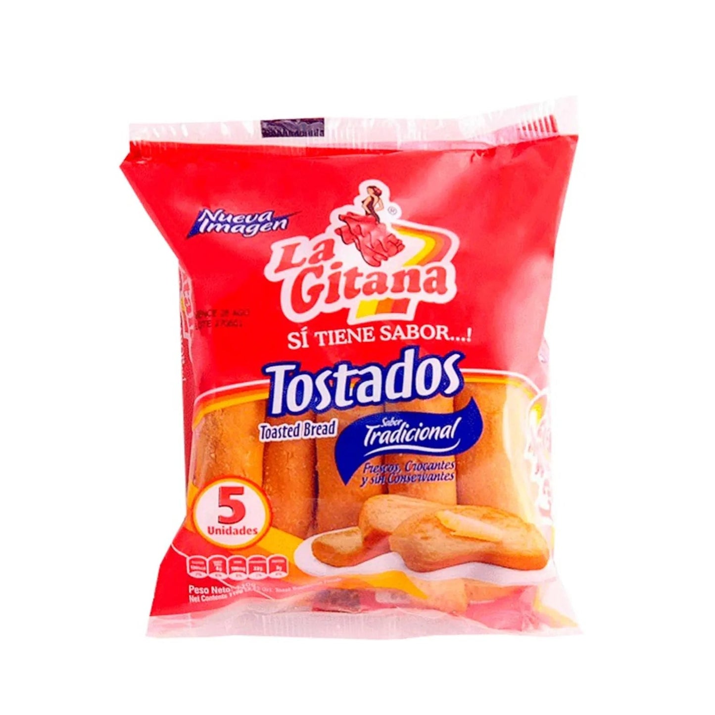 Tostado La Gitana - 5 Units - 120g - Crunchy Colombian Toast - JETa Imports®