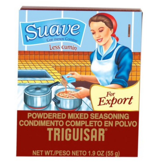 Triguisar Suave (Mild) Colombian Seasoning Mix - 1.9 oz / 55 g - Perfectly Balanced Flavor for Mild Palates