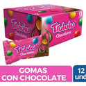 Trululú Chocolores – 12 - Pack Box – 360 g (12.7 oz) – Milk - Chocolate Coated Gummies – Imported from Colombia - JETa Imports®