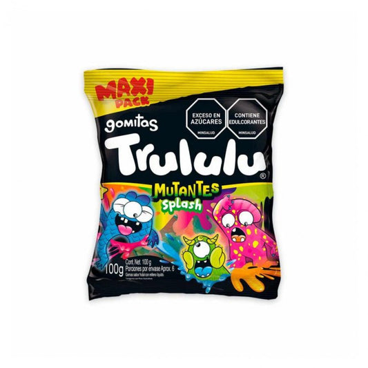 Trululu Mutantes Splash Gummies – 100g (3.53 oz) Maxi Pack – Filled Sour Gummy Candy – Imported from Colombia - JETa Imports®