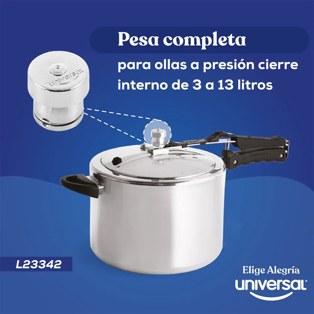 Universal Complete Pressure Cooker Valve – Internal Closure – Fits 3 to 13 Liter Cookers – Replacement Part - JETa Imports®