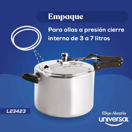 Universal Pressure Cooker Gasket – Internal Lock – Fits 3, 4, 5 & 6 Liter Models – Replacement Sealing Ring - JETa Imports®
