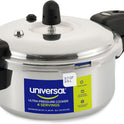Universal Ultra Pressure Cooker 3 Liter (3.7 Quart) – Aluminum Pressure Pot with 6 Safety Systems – 9.4 in Diameter – Serves 4 - JETa Imports®