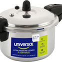 Universal Ultra Pressure Cooker – 4.75 Quart (4.5 Liter) Aluminum Pressure Pot – 6 Safety Systems – 9.4 in Diameter – Imported - JETa Imports®