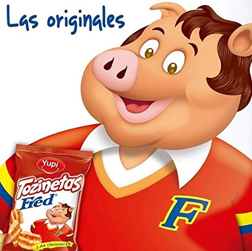 Yupi Tozinetas Fred - 12 Pack - Crispy Bacon - Flavored Chips - JETa Imports®